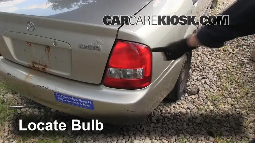 2002 Mazda Protege ES 2.0L 4 Cyl. Lights Tail Light (replace bulb)